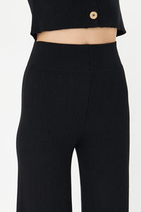 Ropa de mujer Casual abotonado cárdigan suéter pantalones conjunto de dos piezas Otoño-Invierno alta calidad Hogar, conjunto de punto de oficina - Product Image 4