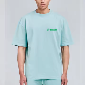 Camisetas Personalizadas de Gran Tamaño para Hombre, Estilo Urbano, Corte Holgado, 100% Algodón, 220 g/m², Ecológicas, Anti-Pilling, Transpirables, Tallas Grandes - Product Image 2