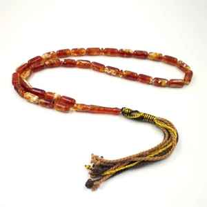 Best Price Tasbeeh Handmade Indian Prayer Beads with Musmi Resin for Spiritual Use & <b>Islamic</b> <b>Gifting</b> - Product Image 4