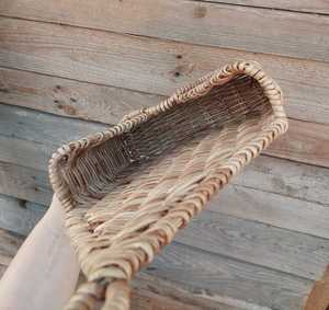 Wholesale Natural Wicker Storage Flower Wall Hanging <b>Basket</b> Woven Rattan Garden Hanging <b>Baskets</b> - Product Image 1