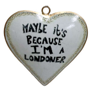 High Quality Home Decorative Set of 2 Hanging Ornament Enamel Print for <b>Christmas</b> Holiday Decoration Handmade - Product Image 2