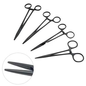 Gran oferta, soporte de aguja TC con revestimiento negro, instrumento de sutura quirúrgica, pinzas hemostáticas de acero inoxidable, abrazadera 2025 nuevo - Product Image 3