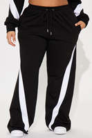 Pantalon de survêtement pour femme, coupe classique, taille élastique, jambe large, respirant, coupe-vent, écologique, en coton uni, décontracté, haute qualité sur mesure
