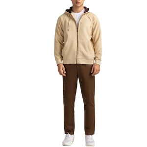 Sudadera con capucha y cremallera para hombre de alta calidad con patrón sólido tejido de punto temporada de invierno precio razonable cantidad a granel 2026 - Product Image 5