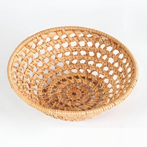 ตะกร้าหวายราคาแข่งขัน ตะกร้าทรงตื้น ขายส่ง ตะกร้าของขวัญขนาดเล็กสำหรับเก็บของกระจุกกระจิก - Product Image 5