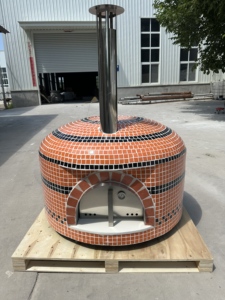 고품질 대형 상업용 장작 화덕 피자 오븐 야외 주방 피자 오븐 (야외 정원용) - Product Image 2