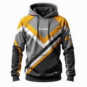 Sudadera con Capucha Extra Grande Personalizable para Hombre, 100% Poliéster y Algodón, Prenda Básica Duradera para Uso Diario en Invierno, Sublimada - Product Image 4