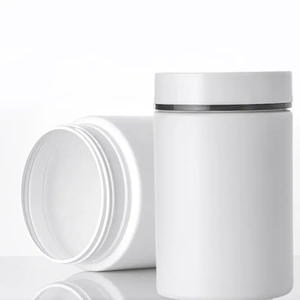 Hot Selling White HPDE Plastic <b>Food</b> <b>Container</b> 500ml Round Shape Customization Manufacturer in Vietnam - Product Image 1