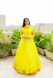 Salwar Kameez en Georgette, vêtements traditionnels indiens pour femmes, pour les mariages, les fiançailles, les fêtes, les prochaines fêtes - Product Image 3