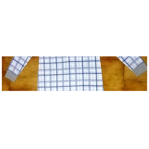 Chemise de nuit élégante pour femme en coton 100% 150 Gsm entièrement imprimée avec épaules contrastées, poches, patte de boutonnage, manches longues, douce - Product Image 3