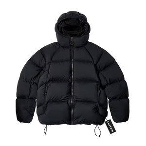 Confortable et élégant hiver chaud manteau épais extérieur doudoune personnalisé à capuche bulle doudoune veste hommes - Product Image 6