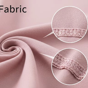 Camisones de poliéster teñidos lisos transpirables, ropa de dormir seca de tela ligera suave para mujer, ropa cómoda para el hogar, vestido de noche de verano - Product Image 3