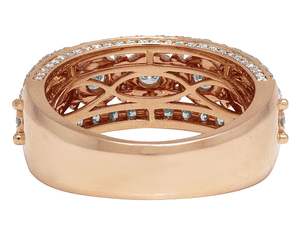 แหวนประดับเพชรสำหรับผู้ชายทำจากเงินสเตอริง S925ฮิปฮอปเย็นอย่างเต็มที่ออกแบบได้ตามต้องการ - Product Image 5