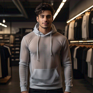 <b>Men</b> Sheer Mesh Hoodie Sexy Lightweight Quick Dry See Through Hoodie Tops High Quality Pullover Sheer Mesh Hood Top <b>Men's</b> - Product Image 5