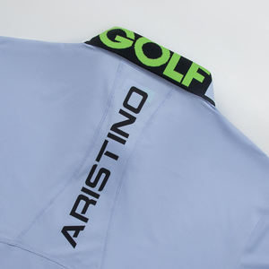 Aristino Hommes Golf pour Broadcloth 58% Polyester 34% Nano Bambou Charbon de Bois 8% Spandex Solide 200g Smart Casual Vente en Gros Chaud - Product Image 5