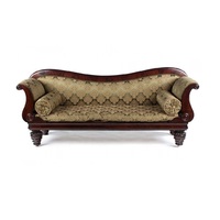 Canapé design en bois massif fabriqué à la main avec une finition luxueuse assise rembourrée de qualité supérieure idéale pour les espaces de salon élégants