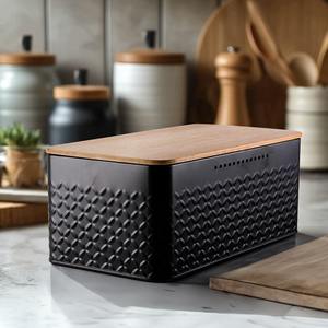Most Demand <b>Kitchen</b> Food Storage Bread Box Iron Metal Design <b>Bin</b> for Bread and Food Organizer for Affordable Price - Product Image 3
