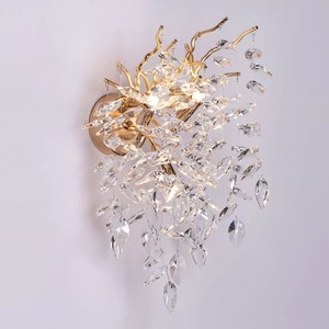 Elegante Lámpara de Pared de Metal Dorado con Diseño de Espejo Italiano, Ecológica, para Sala de Estar, Hogar, Hotel, Decoración de Lujo - Product Image 3