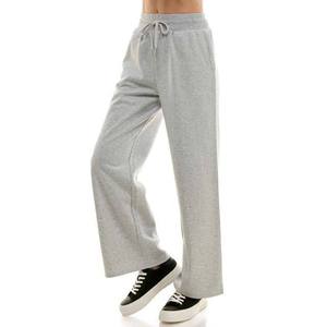 กางเกงวอร์มขายาวขากว้างใส่ได้ทั้งชายและหญิงผ้าแคนวาสแบบลำลองน้ำหนักเบาซักปานกลางทำจากผ้าฝ้าย100% - Product Image 1