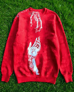 Sudadera Personalizada para Hombre, Gruesa, 100% Algodón, Felpa Francesa, Talla Grande, con Capucha, Estilo Corto, con Estampado de Letras - Product Image 2