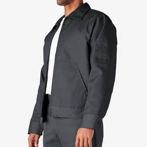 Veste pour homme sur mesure, en toile de coton épaisse, décontractée, pour le travail, avec fermeture éclair, pour l'hiver, vestes pour homme - Product Image 3