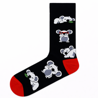 Chaussettes décontractées pour femmes en coton turc respirant, à motifs colorés et fantaisie, exportation mondiale, marque privée, commandes en gros