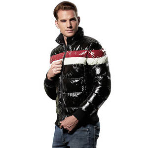 Veste d'hiver imperméable pour homme en gros, vêtements d'extérieur, logo personnalisé, broderie, veste à bulles, manteau - Product Image 3