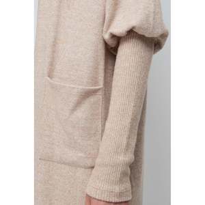 Cárdigan Largo Informal de Punto con Bolsillos y Bordado a Mano con Patrón Impreso para Primavera, Verano, Otoño e Invierno - Product Image 4