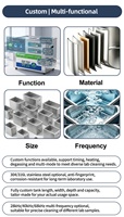 33kHz Industrial-grade Commercial Electric Ultrasonic Cleaner Power Sweep Function Laboratory Glassware PCB Components CE New