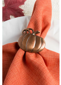 Soporte para rollos de servilletas de calabaza en relieve, anillo de Metal creativo hecho a mano, personalizado, de buena calidad, Moderno - Product Image 5