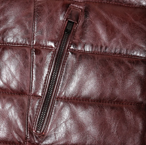 Veste bouffante légère à manches longues pour femmes sur mesure Veste en cuir à capuche essentielle pour l'hiver - Product Image 4