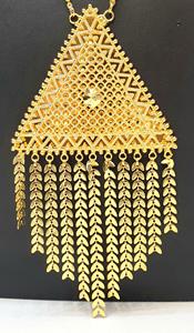 Dubai 24KT Gold Plated 6GM Heavy Plated Gorgeous Women's <b>Jewelry</b> Pendant Exclusive Collection Best Value Fashion <b>Jewelry</b> Sets - Product Image 5