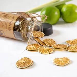 Vente en gros standard d'exportation de citron séché de lime séchée sans pépins