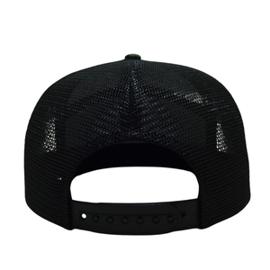 Sombreros de cuerda de camuflaje personalizados de alta calidad OEM/ODM, sombreros Snapback de 7 paneles con logotipo bordado 2D, panel frontal, fabricante de Vietnam L01 - Product Image 2