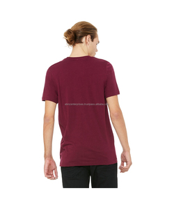 2024 Customizable Men's Oversized 100% Cotton Tshirt Breathable Plain Streetwear with Solid Print Pattern Weighted at 260 Grams - Product Image 3