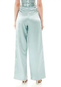 Pantalon pour dames tissé élastique à devant plat Vietnam deux fois tissu taille naturelle taille pantalons pour femmes - Product Image 4