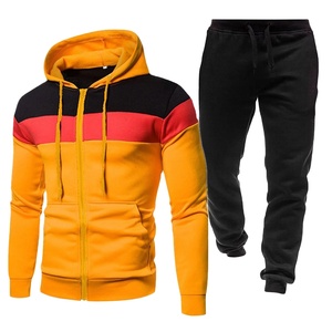 Ensemble de survêtement d'hiver personnalisé avec logo, streetwear, 100% coton molletonné, unisexe, séchage rapide, course à pied, jogging en plein air, léger, 2026 - Product Image 1