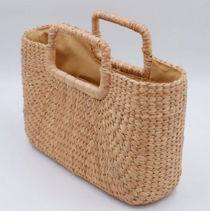 Bolsa de jacinto de agua Diseño bohemio de lujo Bolsa de jacinto de agua Cantidad a granel Bolsas ecológicas con logotipo y tamaño personalizados - Product Image 5