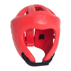 GAF In New Stock Low MOQ High Quality Leather Boxing Head Guard with Soft <b>Cushion</b> Interior <b>Padding</b> Full Coverage Safety - Product Image 6