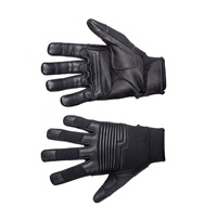 Gants en cuir de tir de patrouille robustes résistant au froid et à la flamme résistant aux coupures écran tactile Compatible équipement de défense personnelle