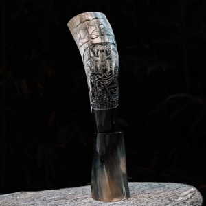 Corne à boire viking, mug à bière, fabriqué à la main pour une utilisation alimentaire sûre, prix raisonnable par Tayyab Handicraft - Product Image 4