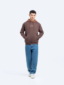 เสื้อมีฮู้ดแบบสวมหัวผ้าฝ้าย100% สำหรับผู้ชายฤดูหนาวพิมพ์ลายดิจิตอลคุณภาพสูง - Product Image 2