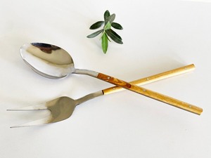 Juego de Cubiertos de Madera Hechos a Mano, Duraderos y Elegantes para Cocina, Comedor, Decoración de Eventos, Regalos, de la India, Juego de 2 - Product Image 3