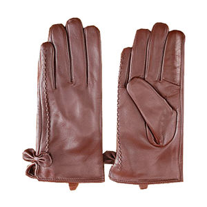 Guantes Clásicos de Piel de Oveja Genuina para Mujer, Diseño Sencillo para Invierno, Uso Diario, Casual, al Aire Libre, Viajes y Fiestas - Product Image 6