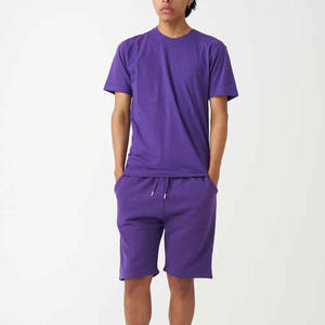 Conjunto Deportivo de Verano Personalizado para Hombre, Conjunto Informal de Pantalones Cortos y Camiseta de Manga Corta, Conjunto de 2 Piezas de Algodón Transpirable para Hombre - Product Image 5