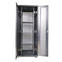 Armoire serveur de cybersécurité à haute ventilation 42U 19 pouces pour centre de données, armoires serveur 800 mm de largeur, porte double ouverte ventilée