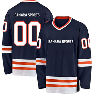 เสื้อเจอร์ซีย์สำหรับเล่นฮ็อกกี้น้ำแข็งงานปักลายออกแบบได้ตามต้องการ - Product Image 1