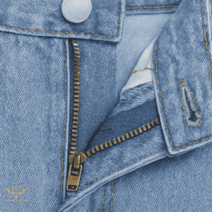 Yokebud กางเกงยีนส์ขาสั้นสำหรับผู้หญิง, กางเกงคาร์โก้ลำลองหลายกระเป๋าสีฟ้าอ่อนกางเกงยีนส์ไซส์พิเศษออกแบบโลโก้ได้ตามต้องการ - Product Image 5