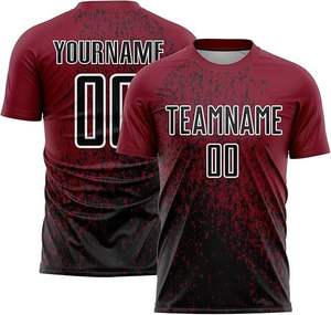 Vente en gros du meilleur ensemble de maillots respirants d'uniformes de football 2025 sublimés personnalisés pour équipes avec services OEM - Product Image 4