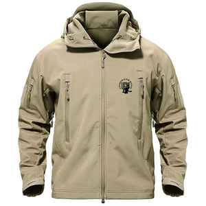 2026 OEM Designer Polyester Men's Bomber Jacket Winter Hooded <b>Waterproof</b> Eco-Friendly Stand Collar Canvas Formal Direct - Product Image 4